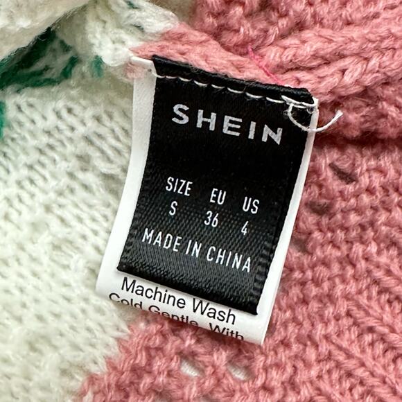 Lightweight Oversized Cardigan Sweater Spring Summer Cute Flowers Size Small - Picture 4 of 4